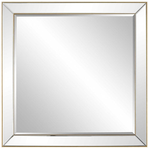 Uttermost Lytton Square Mirror, Gold