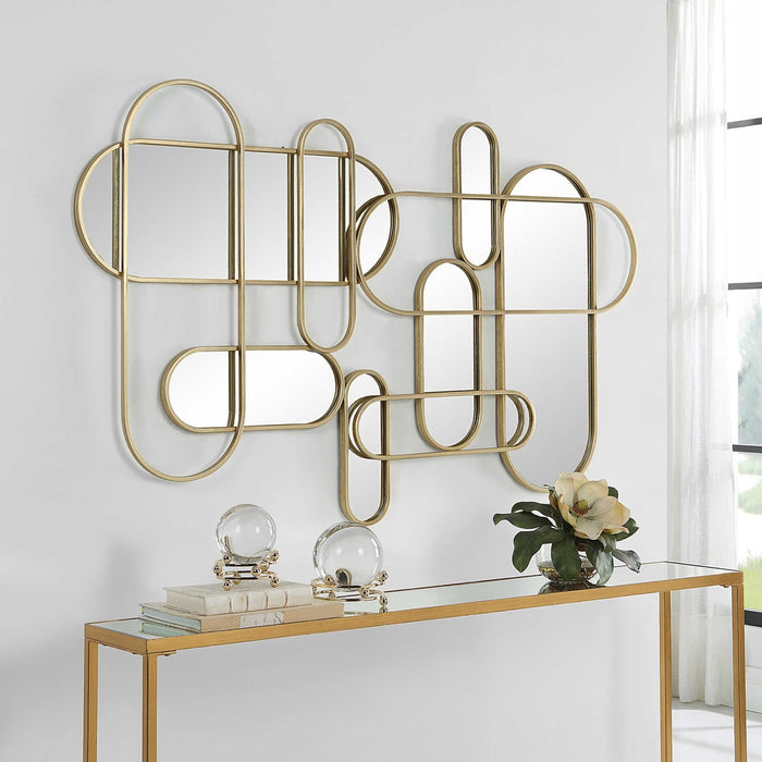 Uttermost On Track  Mirrored Wall Decor