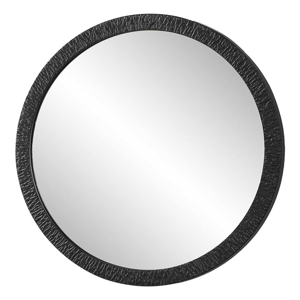 Renata Round Black Wall Mirror — SHINE MIRRORS AUSTRALIA