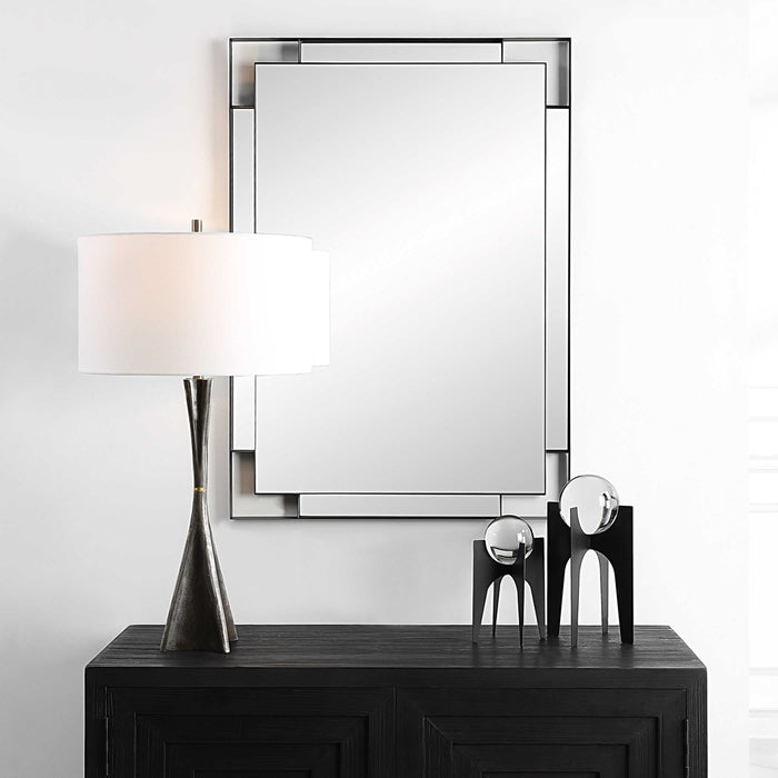 Uttermost Stellan Black Wall Mirror