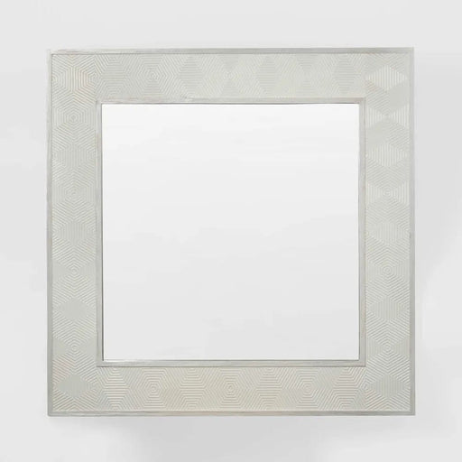 Vaness White Wall Mirror