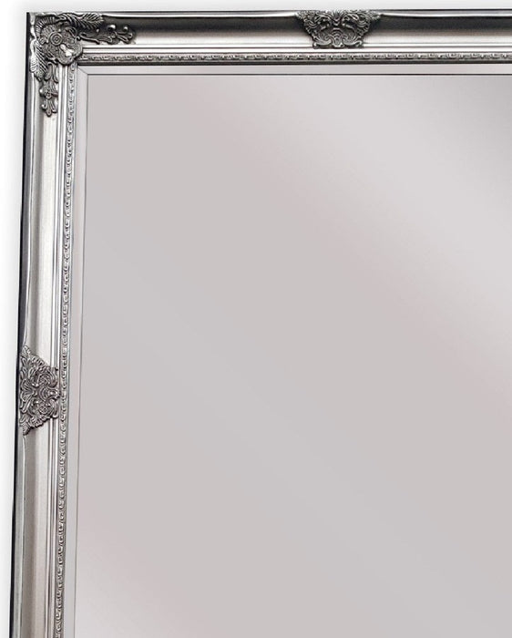 Winston Free Standing Ornate Silver Mirror