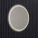 Wyndell Brushed Gold Round Frontlit LED Bathroom Mirror