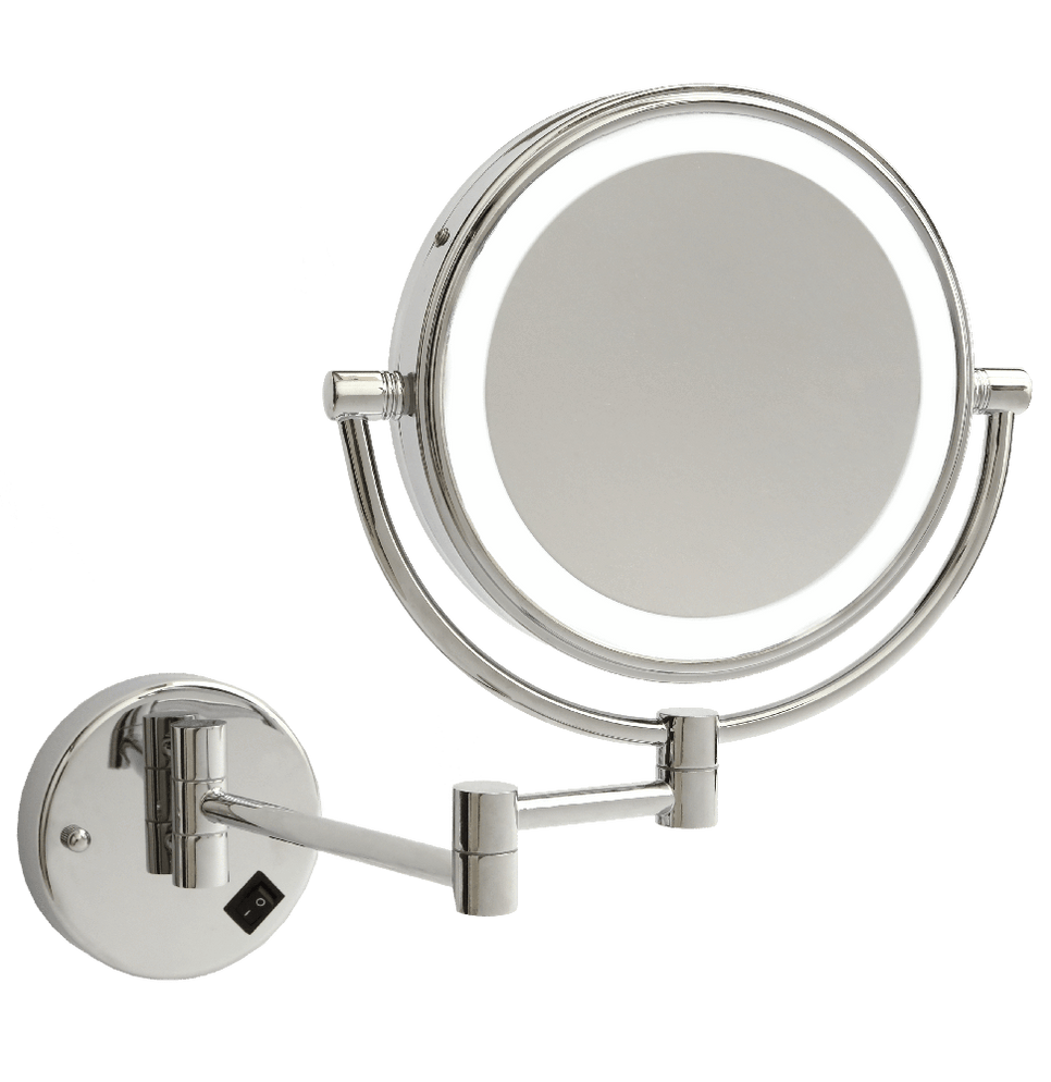 Shaving Mirror Ablaze Mirror with LED and 8x Magnification — SHINE
