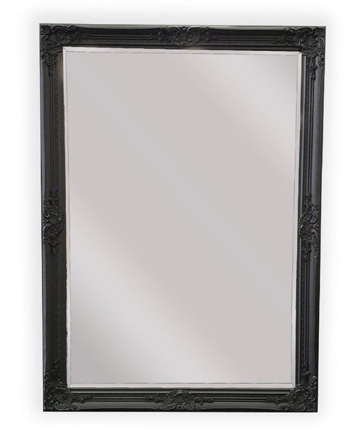 Alban Ornate Black Wall Mirror