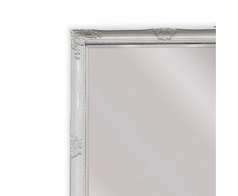 Alban Ornate White Wall Mirror