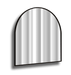 Amber Matt Black Arch Mirror - SHINE MIRRORS AUSTRALIA