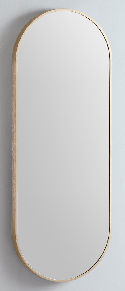 Avid Brushed Brass Oval Wall Mirror — SHINE MIRRORS AUSTRALIA