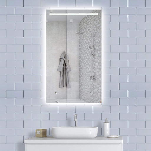 Avril Rectangle Backlit LED Wall Mirror - SHINE MIRRORS AUSTRALIA