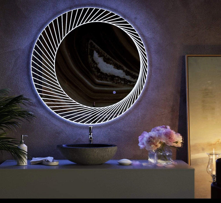 Belbagno Bucciano Backlit LED Bathroom Mirror - SHINE MIRRORS AUSTRALIA