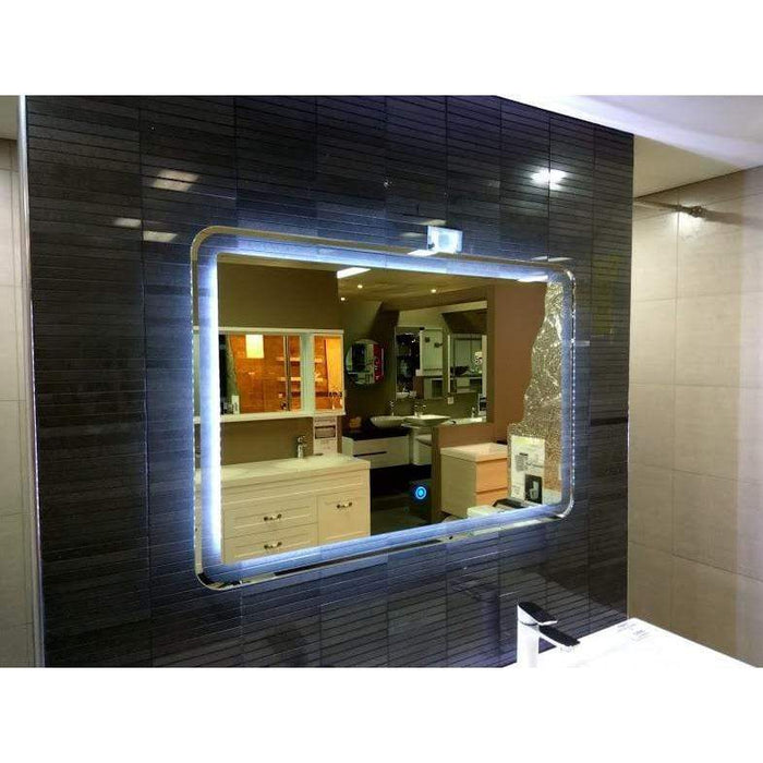 Belbagno Lorie Backlit LED Bathroom Mirror 90cm x 60cm - SHINE MIRRORS AUSTRALIA
