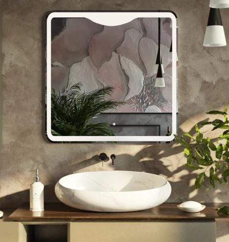 Belbagno Myra Backlit LED Bathroom Mirror Large: 80cm x 80cm -discontinued - SHINE MIRRORS AUSTRALIA