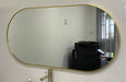 Catalina Gold Oval Wall Mirror - SHINE MIRRORS AUSTRALIA
