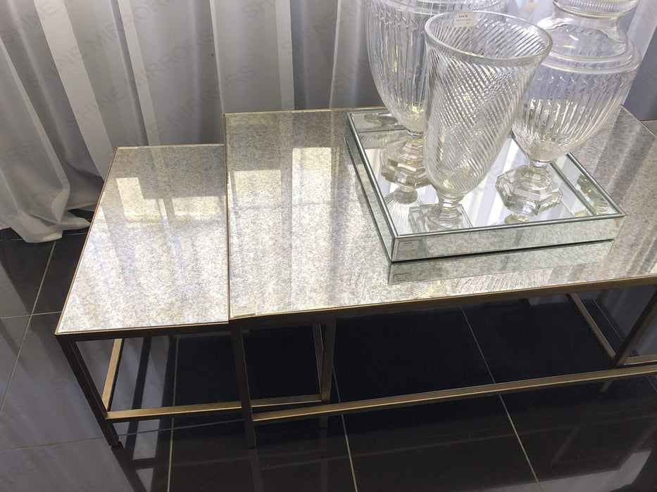 Cocktail Mirrored Coffee Table