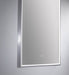 Cooper Arched Backlit LED Bathroom Mirror Brushed Nickel - SHINE MIRRORS AUSTRALIA