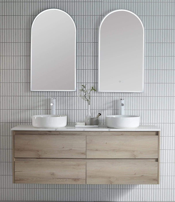 Cooper Frameless Arched Backlit LED Bathroom Mirror Frameless - SHINE MIRRORS AUSTRALIA