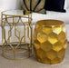 Debby Mirrored Gold Side Table - SHINE MIRRORS AUSTRALIA