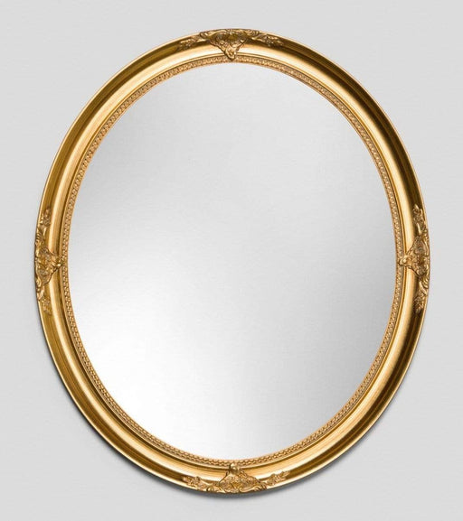 Dolores Oval Gold Wall Mirror - SHINE MIRRORS AUSTRALIA