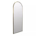 Elise Arched Gold Large Floor Mirror