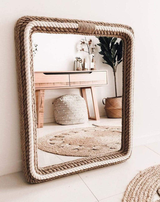 Enola Natural Wall Mirror - SHINE MIRRORS AUSTRALIA