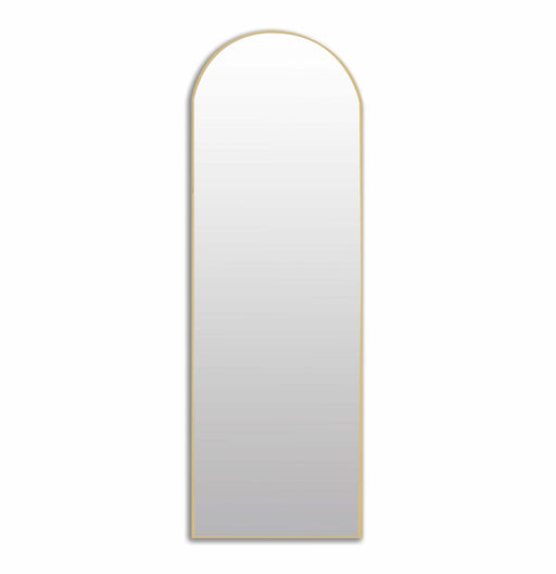 Ezra Brass Gold Arched Wall Mirror - SHINE MIRRORS AUSTRALIA
