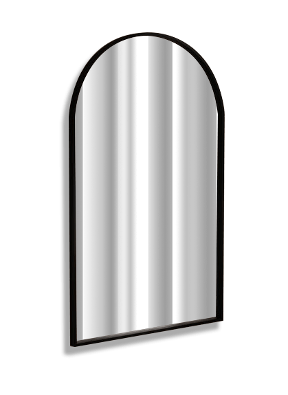 Ford Matt Black Arch Mirror - SHINE MIRRORS AUSTRALIA