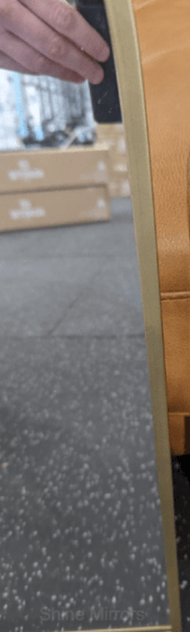 Ford Satin Brass Arch Mirror