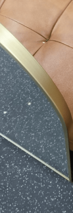 Ford Satin Brass Arch Mirror