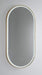 Gatsby Brushed Brass Oval Backlit LED Bathroom Mirror Medium: 46cm x 4cm x 91cm - SHINE MIRRORS AUSTRALIA