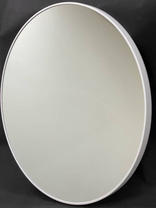 Georgie Round White Wall Mirror
