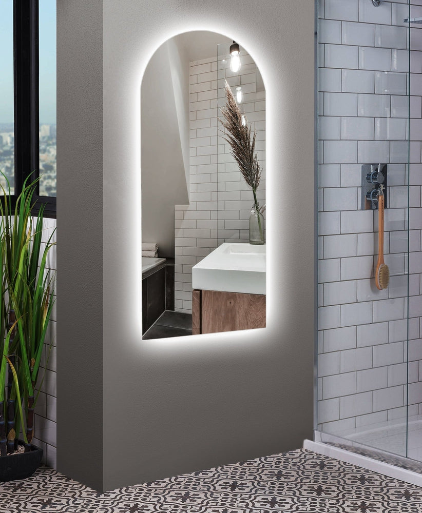 Backlit LED Arched Mirror — SHINE MIRRORS AUSTRALIA