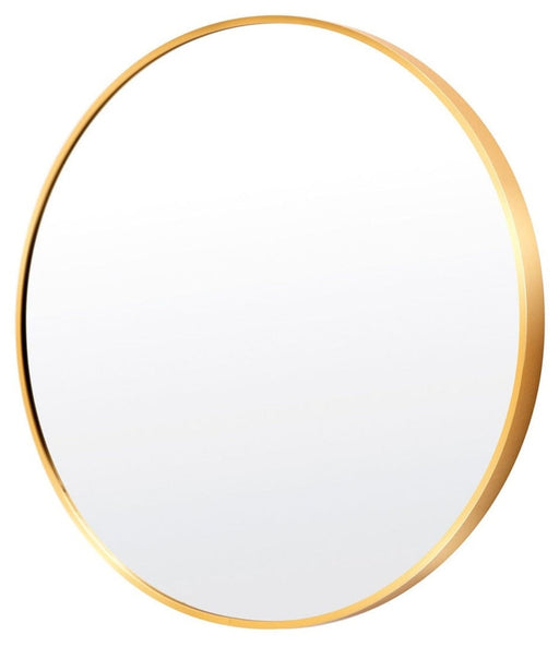 Jude Gold Round Wall Mirror Small: 50cm x 50cm