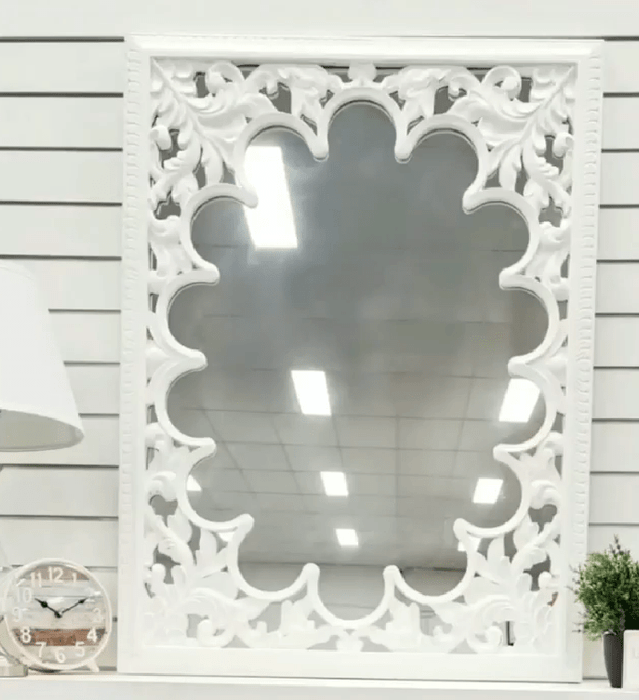 Keiran White Wall Mirror