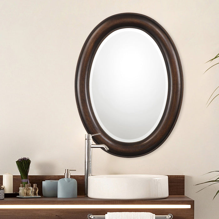 Lily Bronze Oval Mirror - SHINE MIRRORS AUSTRALIA