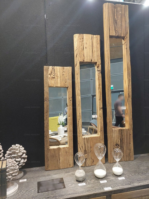 Mahoney Wooden Panel Wall Mirror
