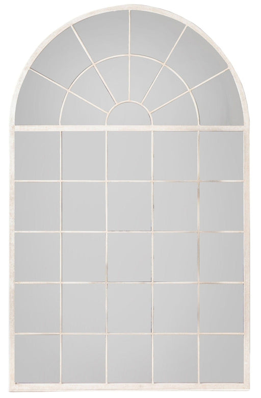 Margery White Arched Wall Mirror - SHINE MIRRORS AUSTRALIA