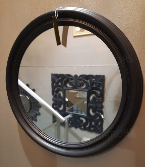 Marione Black Round Wall Mirror - SHINE MIRRORS AUSTRALIA