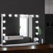 Marivic Frameless Vanity Makeup Mirror with Dimmable LED Bulbs - SHINE MIRRORS AUSTRALIA
