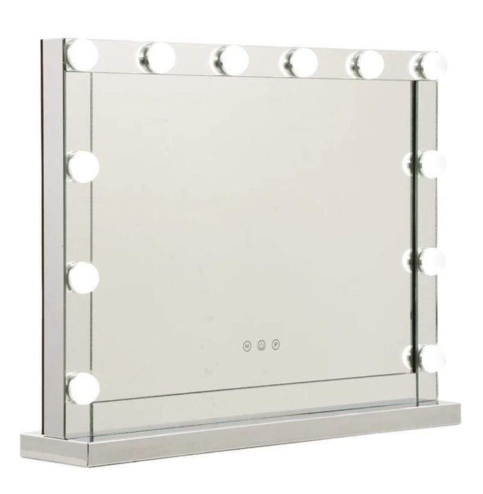 Marivic Mirrored Vanity Makeup Mirror with Dimmable LED Bulbs - SHINE MIRRORS AUSTRALIA