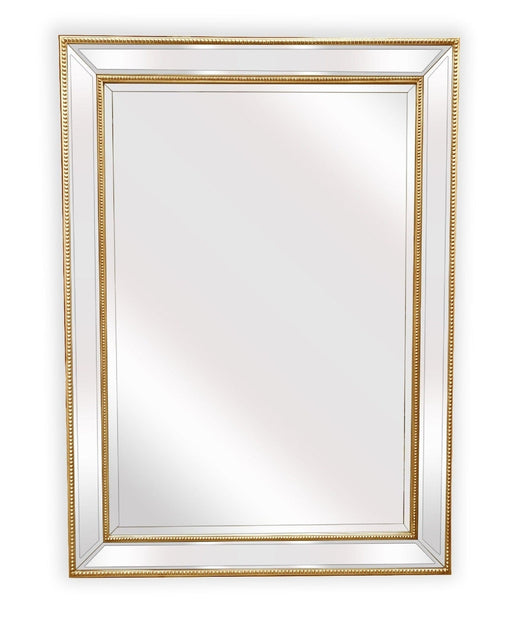 Maverick Gold Wall Mirror Medium: 80cm x 3cm x 110cm