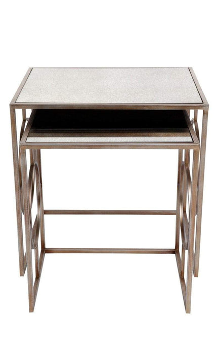 Melrose Mirrored Side Tables