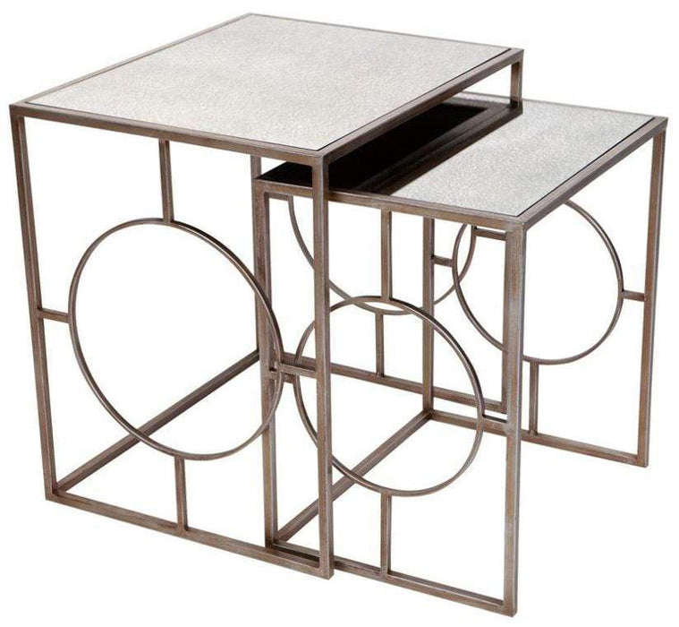 Melrose Mirrored Side Tables