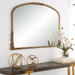 Merida Gold Arched Wall Mirror