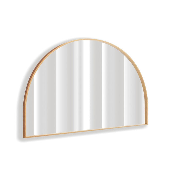 Micah Satin Brass Arch Mirror