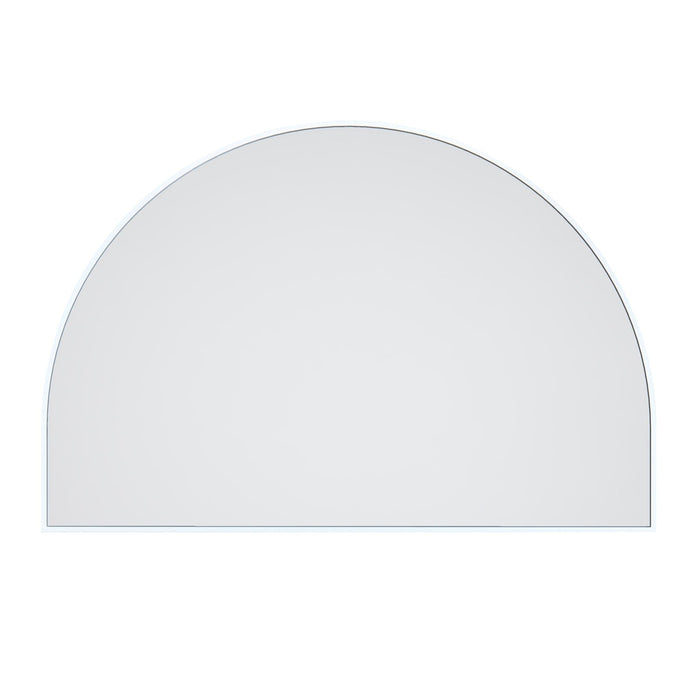 Milan Arched White Large Wall Mirror - SHINE MIRRORS AUSTRALIA