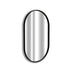 Natalia Matt Black Pill Shaped Mirror - SHINE MIRRORS AUSTRALIA