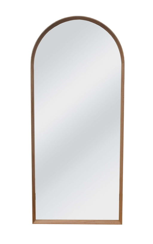 Nedd Oak Arched Wall Mirror