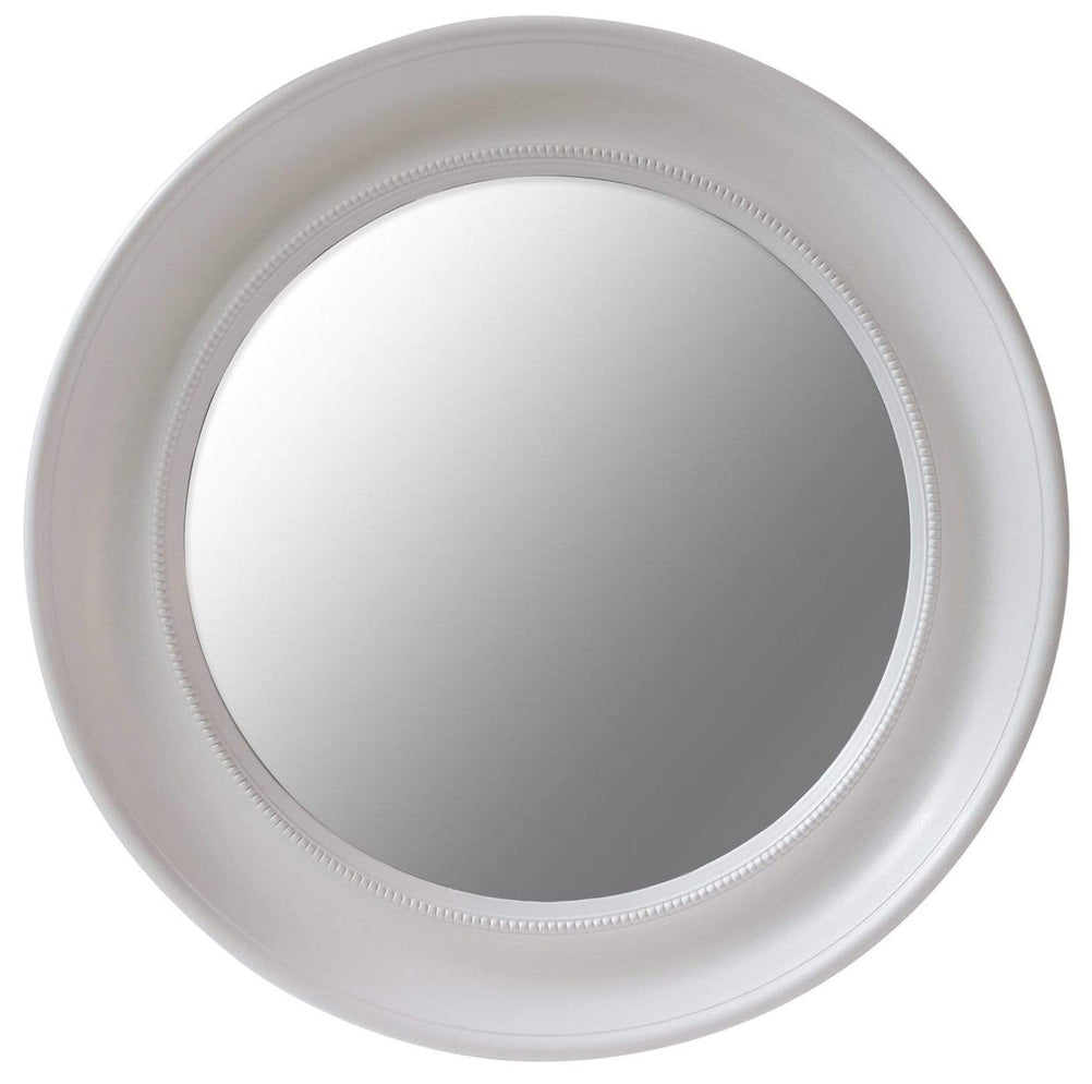 Normie Round White Wall Mirror — SHINE MIRRORS AUSTRALIA
