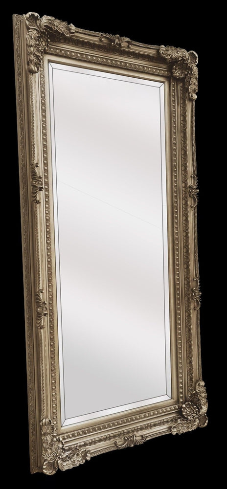 Omri Ornate Antique Champagne Leaner Mirror