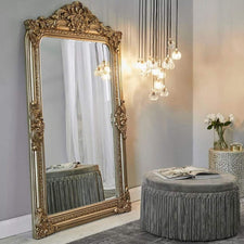 Pamelia Gold Large Floor Mirror — SHINE MIRRORS AUSTRALIA